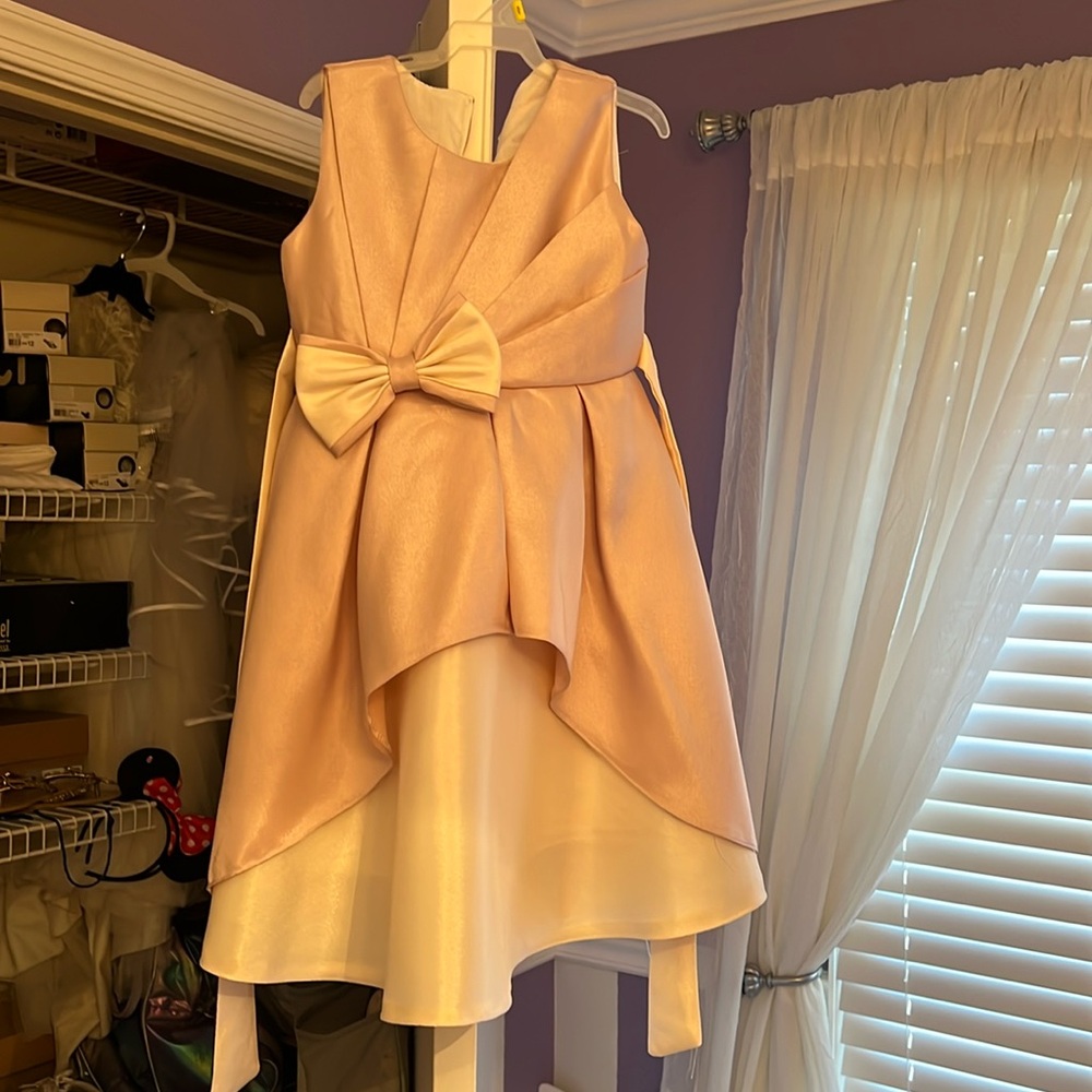 Girls satin dress
